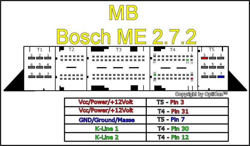 Bosch ME 2.7.2 pinout diagram 4
